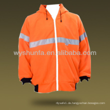 Hi Vis Sicherheits-Fleece-Kapuzenjacke